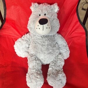 Ganz Kinsley Gray Bear Weighted Plush